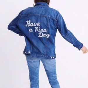 NWOT OVERSIZED JEAN JACKET | MADEWELL
